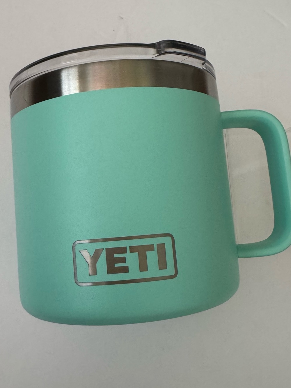 Yeti Seafoam Green Insulated Mug with Handle